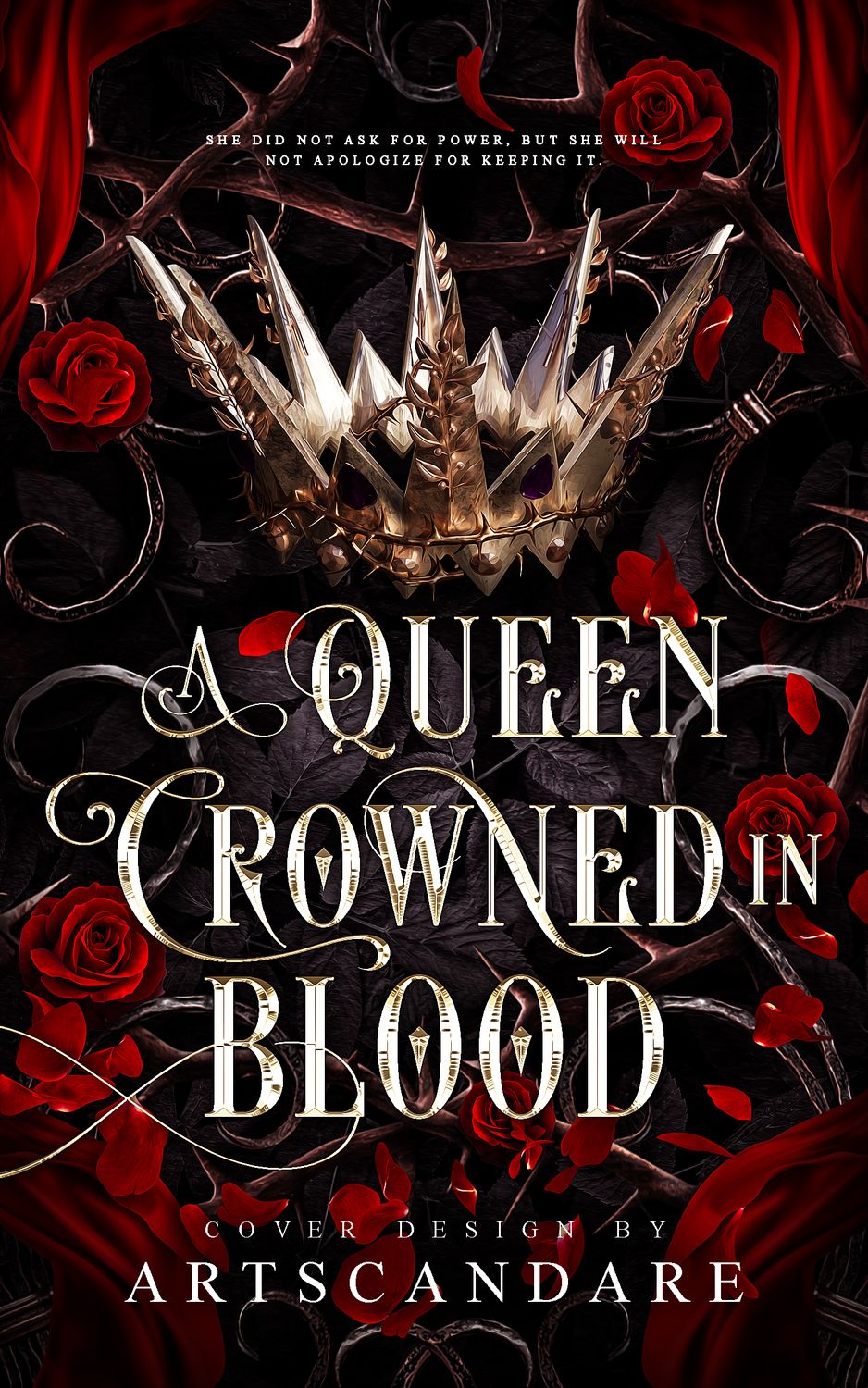 SINGLE COVER PACKAGE: A QUEEN CROWNED IN BLOOD