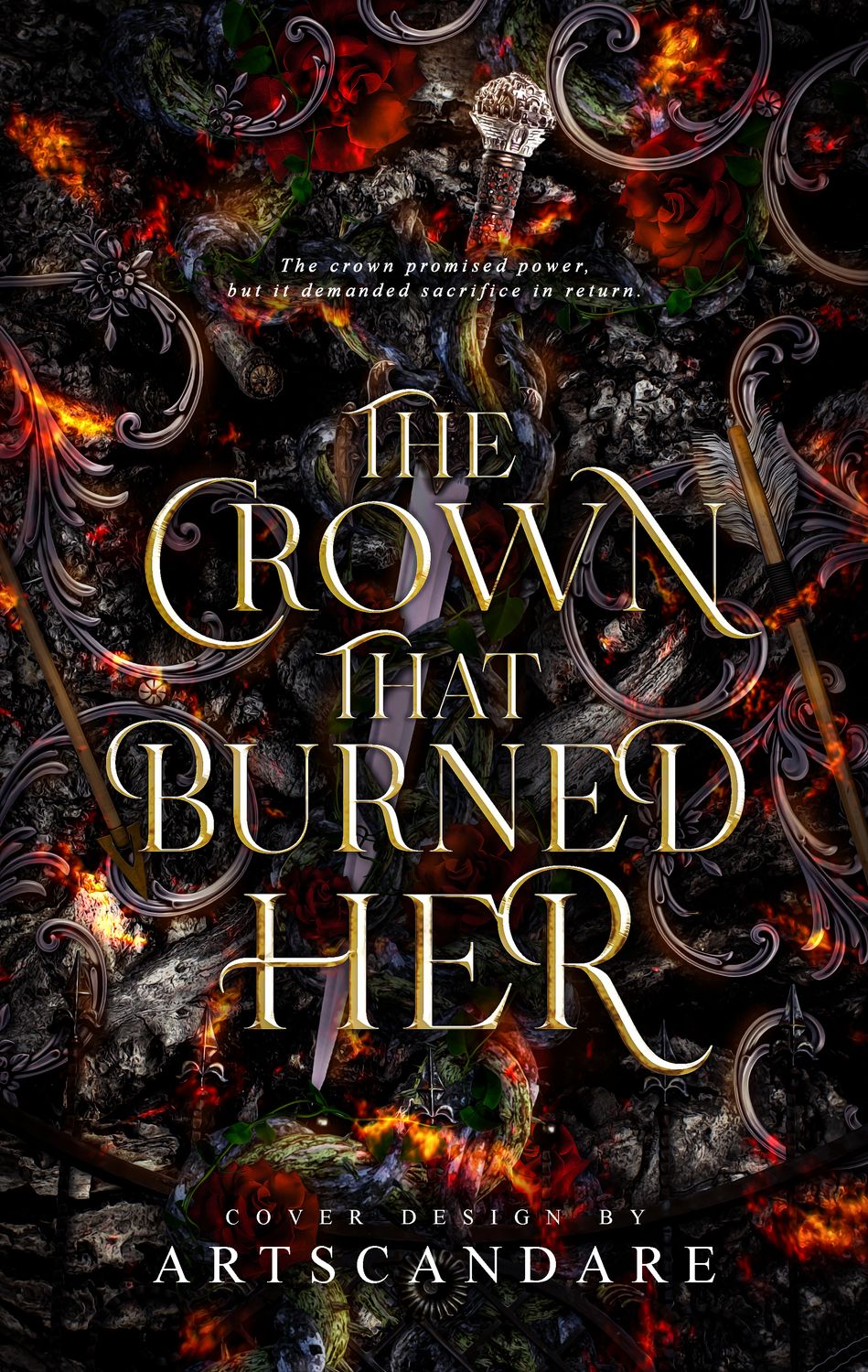 SINGLE COVER PACKAGE: THE CROWN THAT BURNED HER