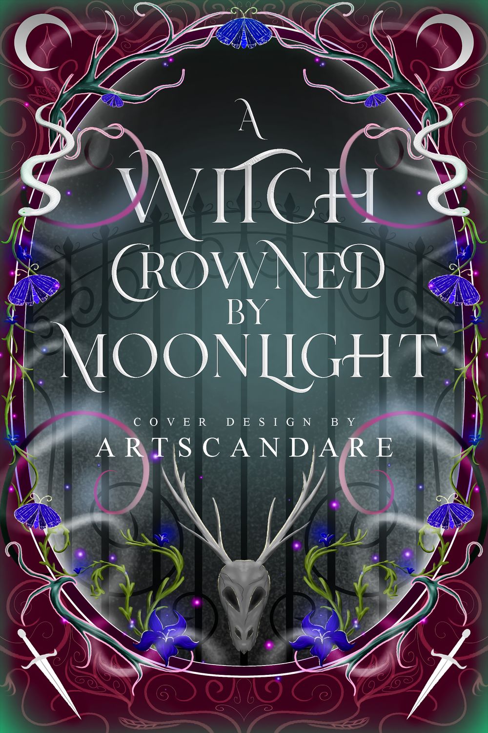 FULLY ILLUSTRATED SINGLE COVER PACKAGE: A WITCH CROWNED BY MOONLIGHT