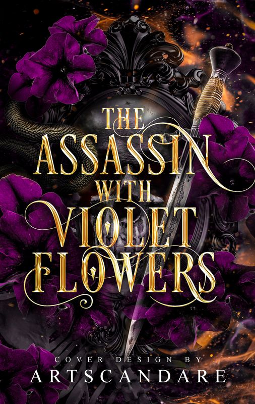 SINGLE COVER PACKAGE: THE ASSASSIN WITH VIOLET FLOWERS