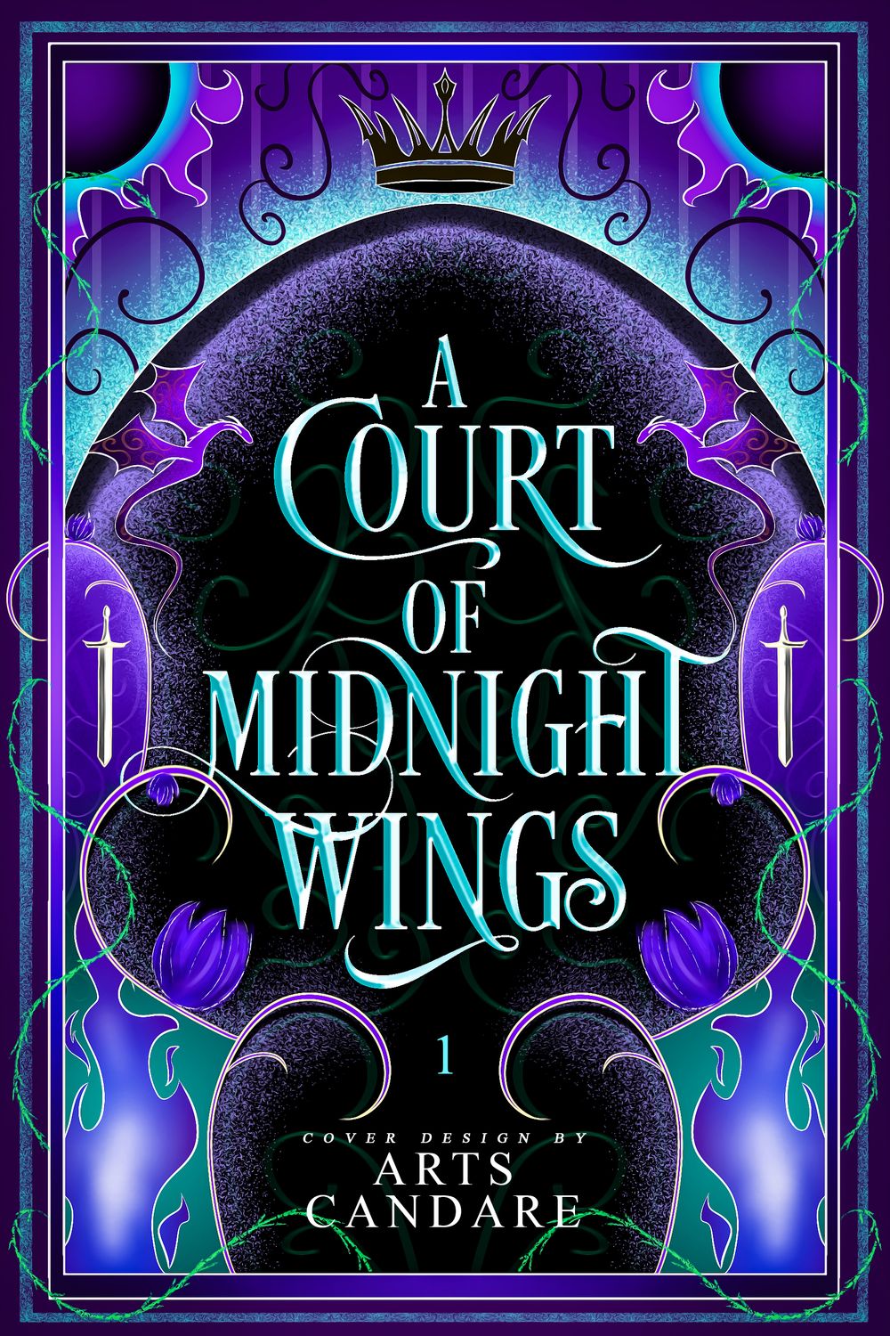 FULLY ILLUSTRATED SINGLE COVER PACKAGE: A COURT OF MIDNIGHT WINGS