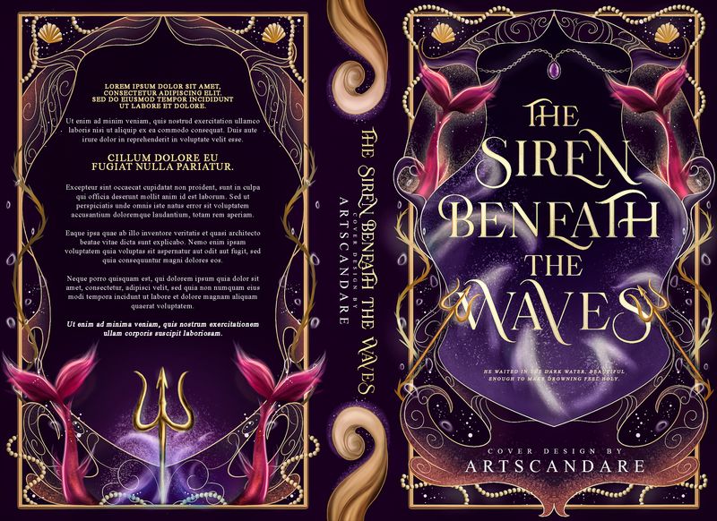 FULLY ILLUSTRATED SINGLE COVER PACKAGE: THE SIREN BENEATH THE WAVES