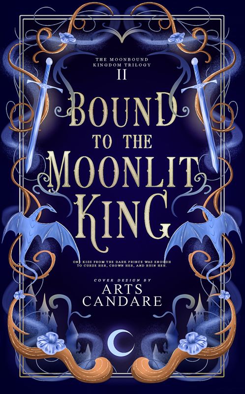 FULLY ILLUSTRATED TRILOGY COVER PACKAGE:   QUEEN OF THE SHADOW COURT, BOUND TO THE MOONLIT KING, KISSED BY THE DARK PRINCE