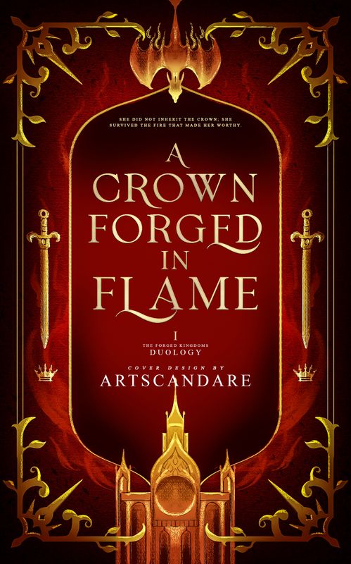 FULLY ILLUSTRATED DUOLOGY COVER PACKAGE: A CROWN FORGED IN FLAME / A THRONE BURIED IN FROST