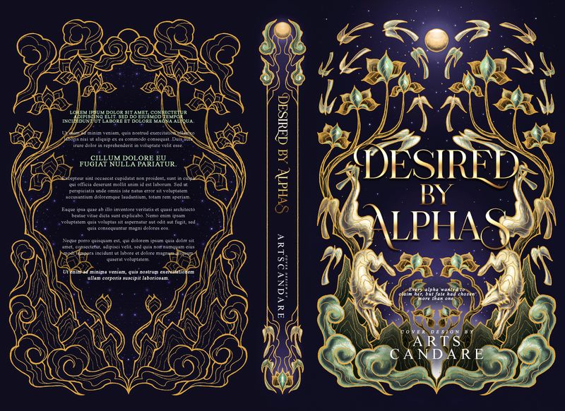 FULLY ILLUSTRATED SINGLE COVER PACKAGE: DESIRED BY ALPHAS