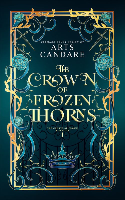 FULLY ILLUSTRATED TRILOGY COVER PACKAGE: THE CROWN OF FROZEN THORNS / THE THRONE OF VIOLET NIGHT / THE COURT OF CRIMSON ROSES