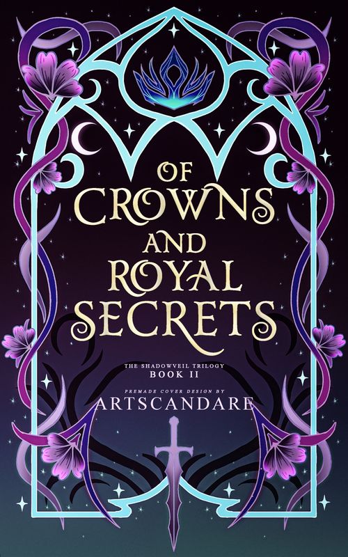 FULLY ILLUSTRATED TRILOGY COVER PACKAGE:  OF DREAMS AND MOON CURSES, OF CROWNS AND ROYAL SECRETS, OF FAES AND WICKED BARGAINS
