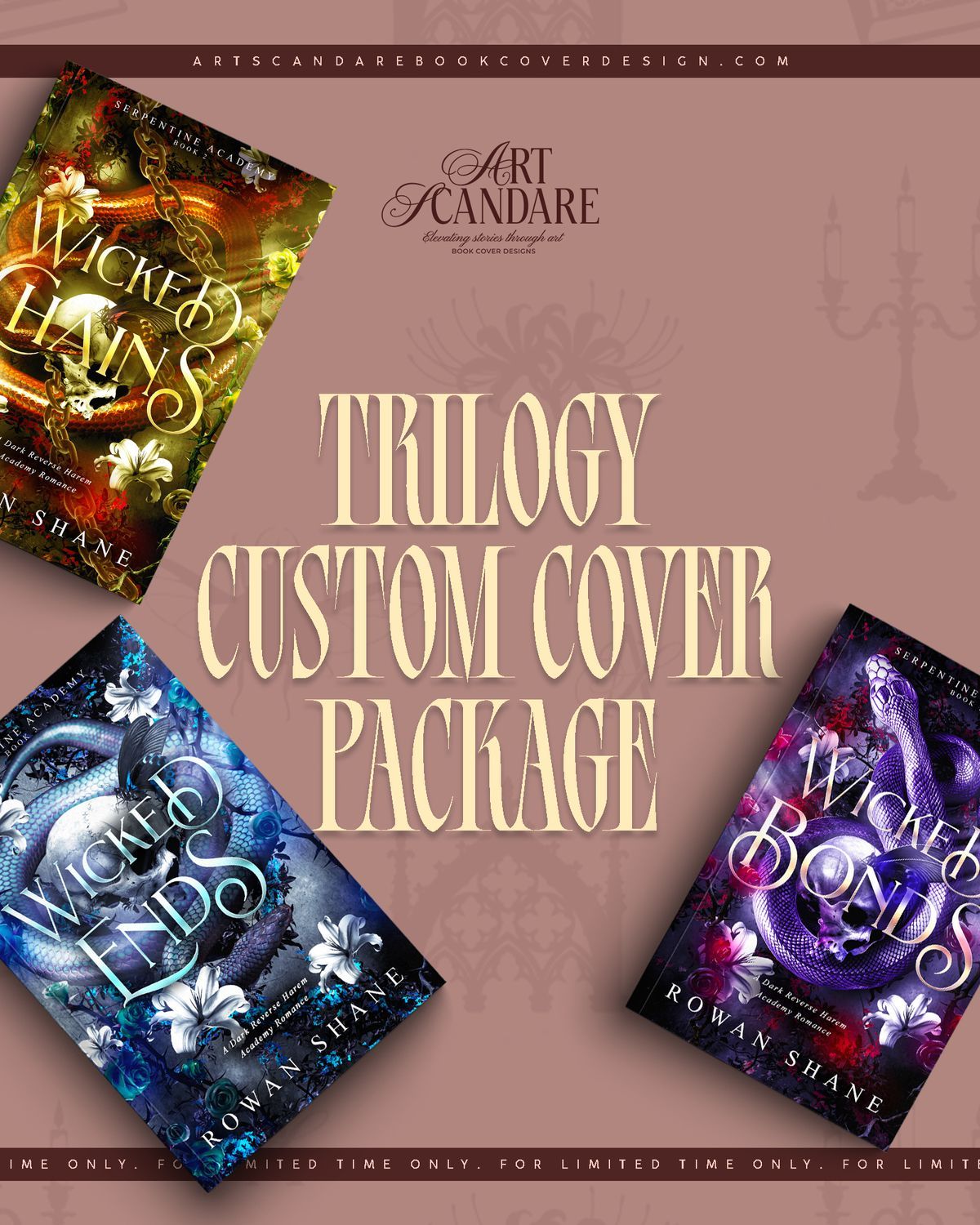 Trilogy Custom Cover Package (Custom Cover Sale)