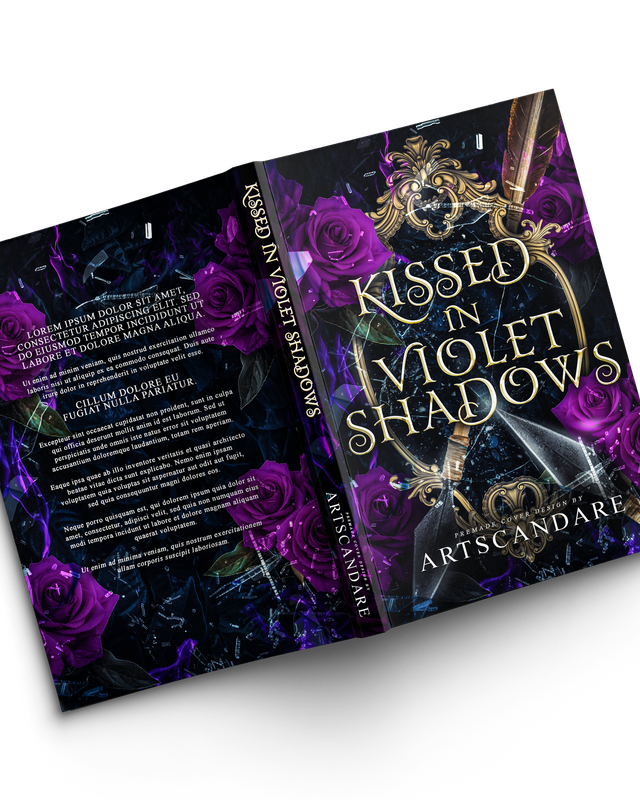 SINGLE COVER PACKAGE: KISSED IN VIOLET SHADOWS