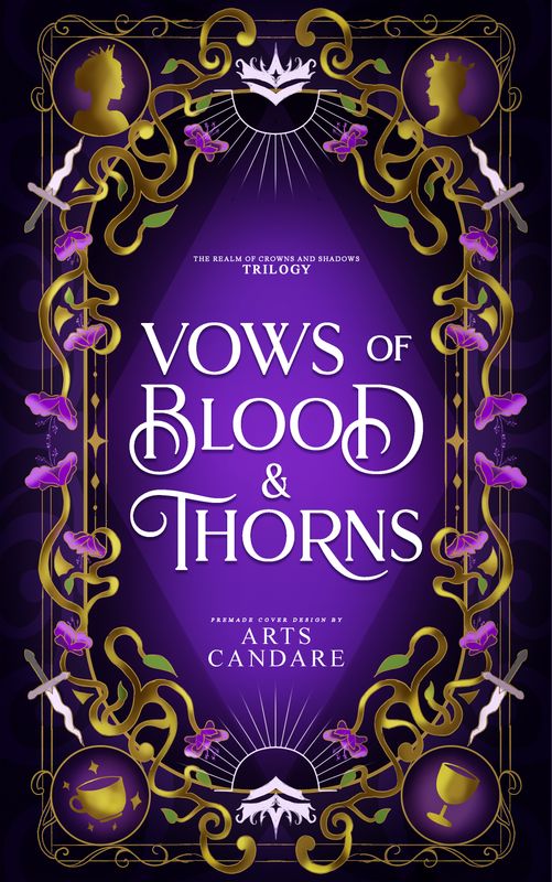 FULLY ILLUSTRATED TRILOGY COVER PACKAGE: RUINS OF WICKED &amp; THRONE, VOWS OF BLOOD &amp; THORNS, SECRETS OF CROWNS &amp; RUIN