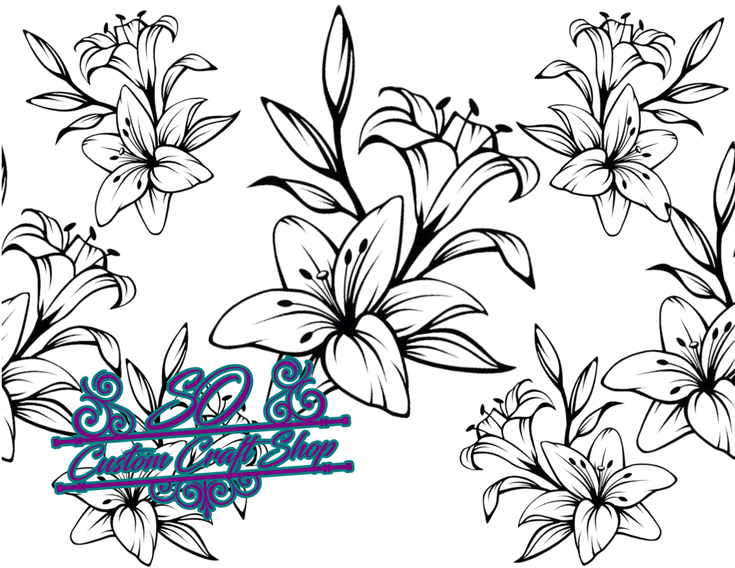 Lilies Seamless