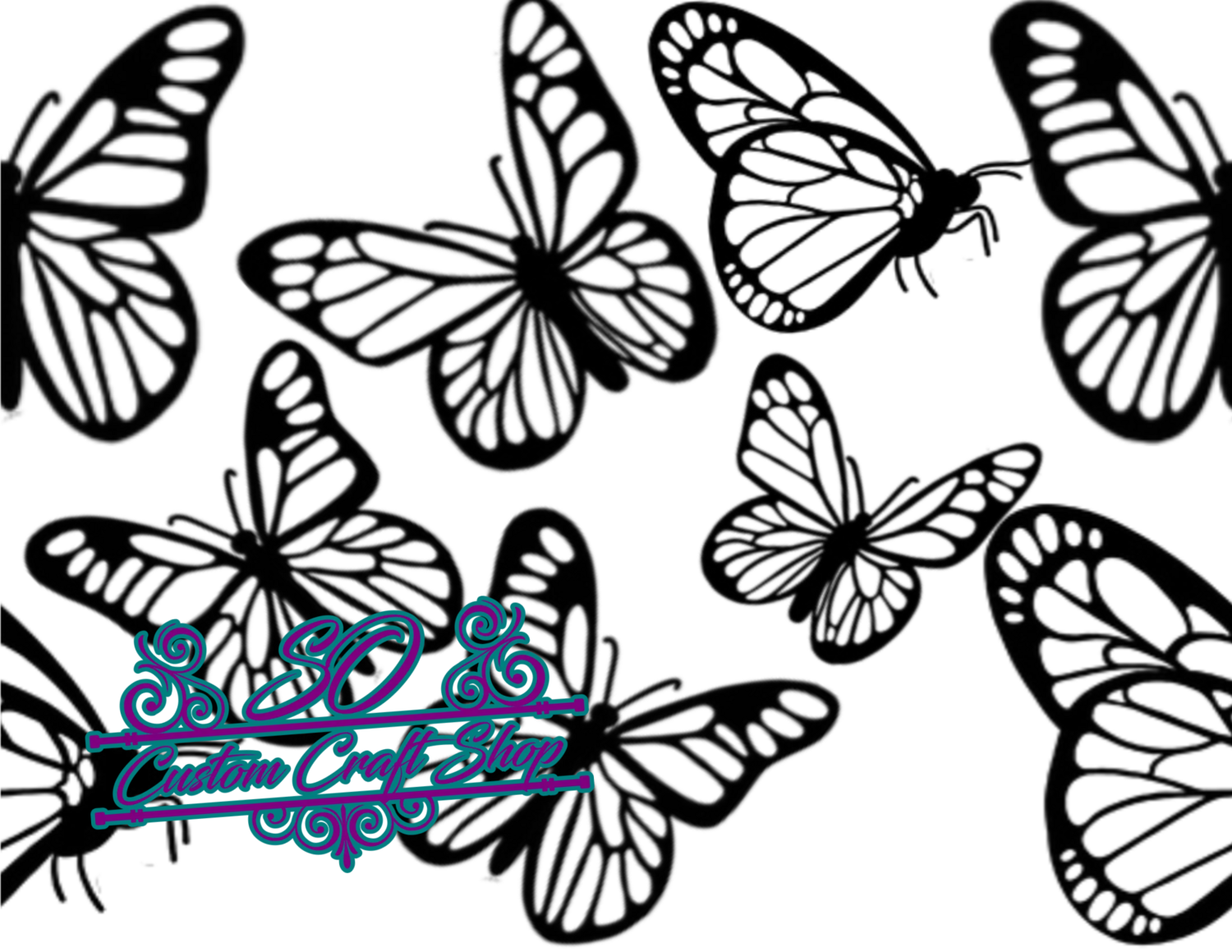 Butterflies Seamless