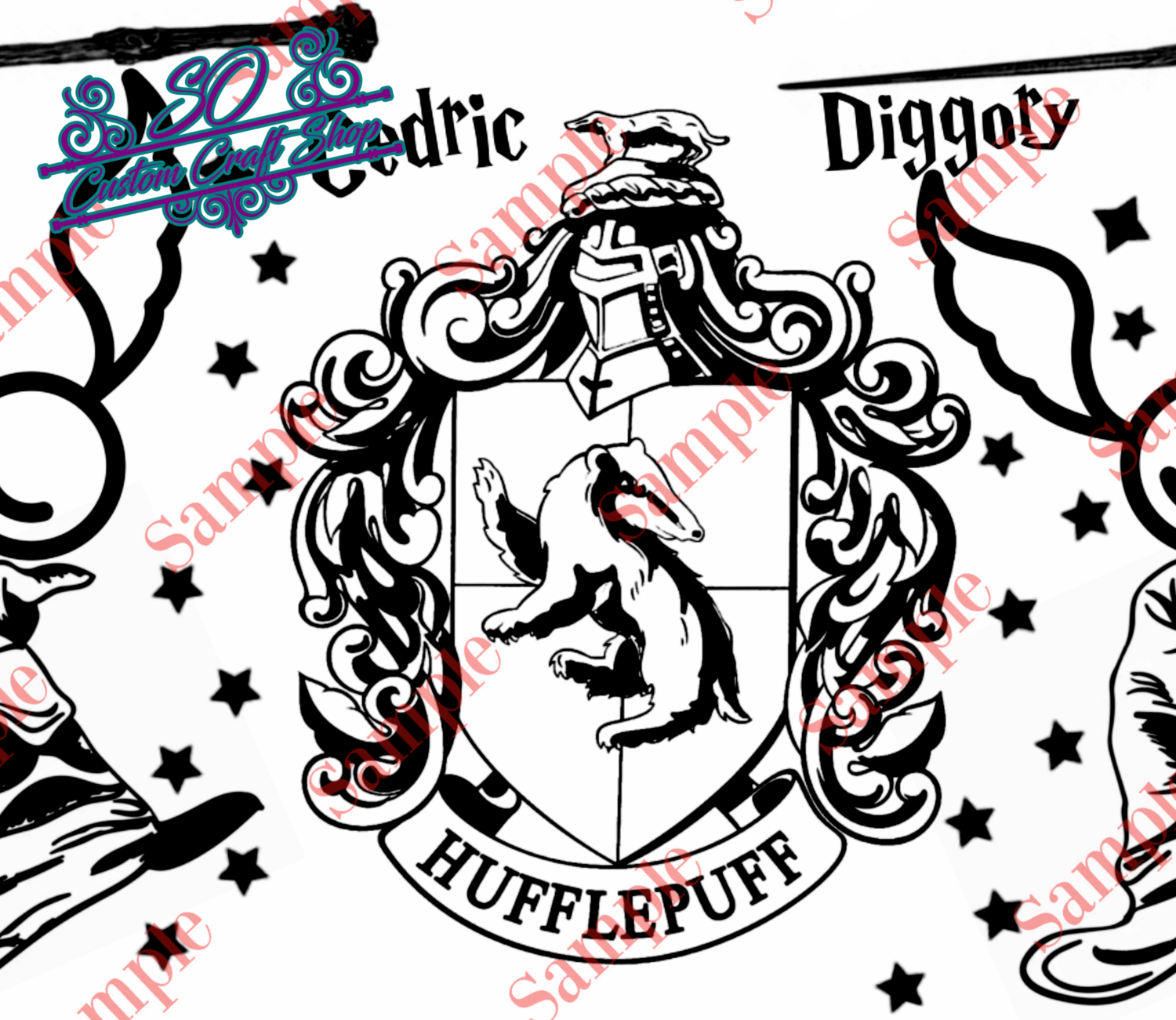 C.D house crest