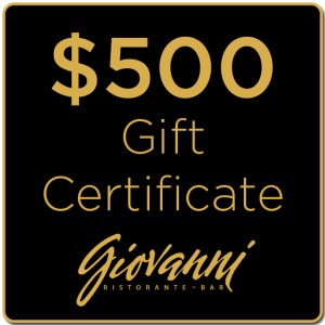 $500 Gift Certificate