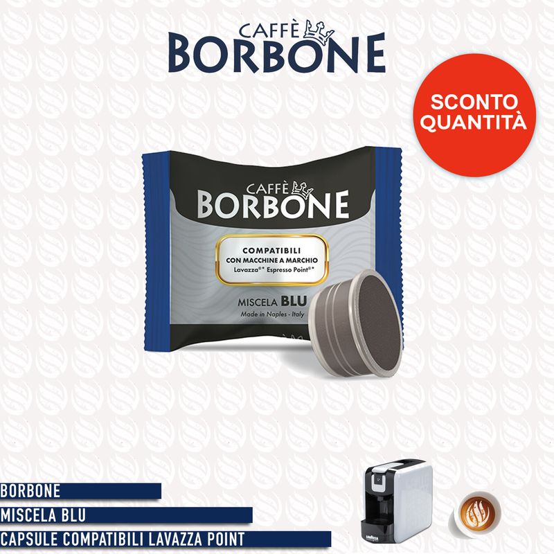 Borbone Miscela Blu compatibile Lavazza Espresso Point - 100 capsule