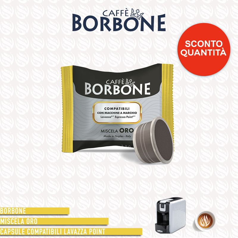 Borbone miscela Oro compatibile Lavazza Espresso Point - 100 capsule