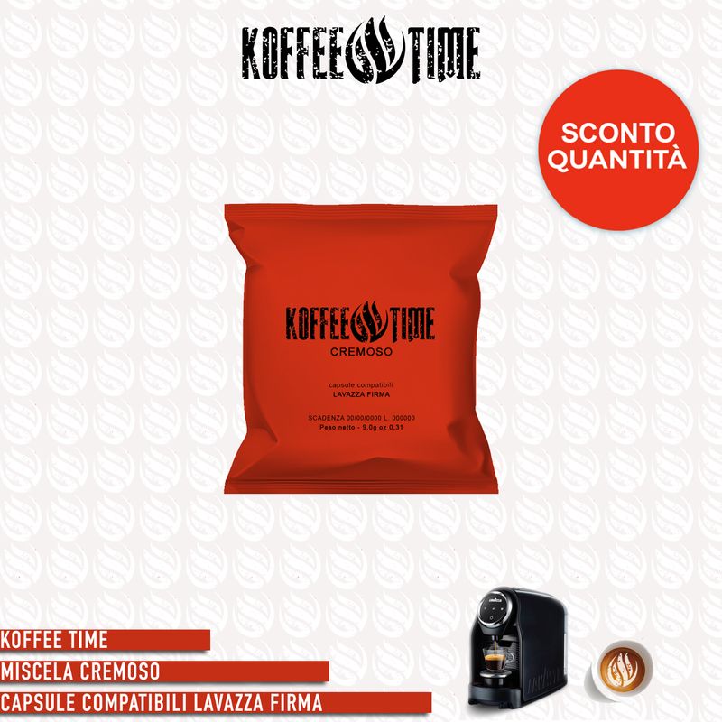 Koffee Time miscela cremoso compatibile Lavazza Firma - 40 capsule