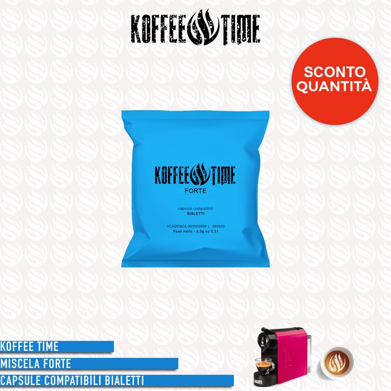 Koffee Time miscela Forte compatibile Bialetti - 50 capsule