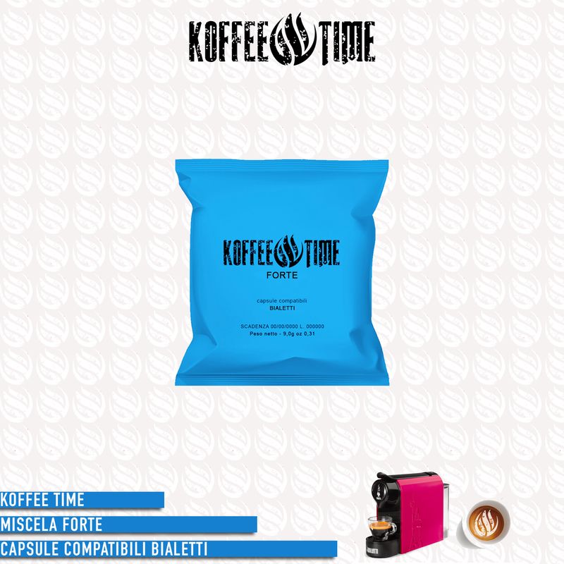 Koffee Time miscela Forte compatibile Bialetti - 16 capsule
