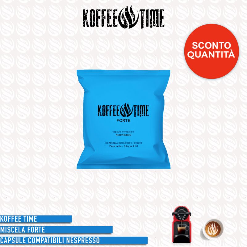 Koffee Time miscela forte compatibile Nespresso - 50 capsule