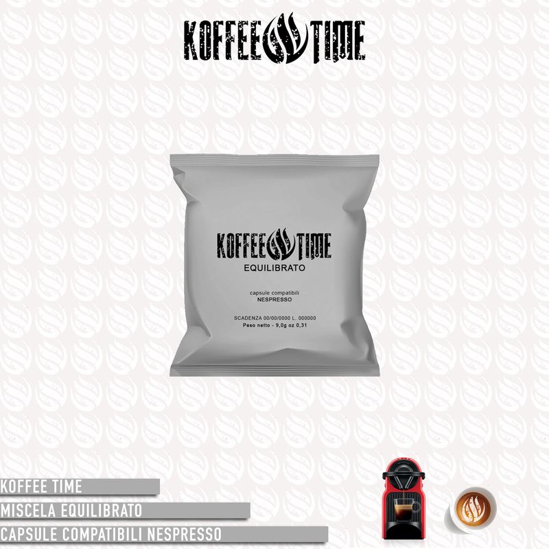 Koffee Time miscela equilibrato compatibile Nespresso - 16 capsule
