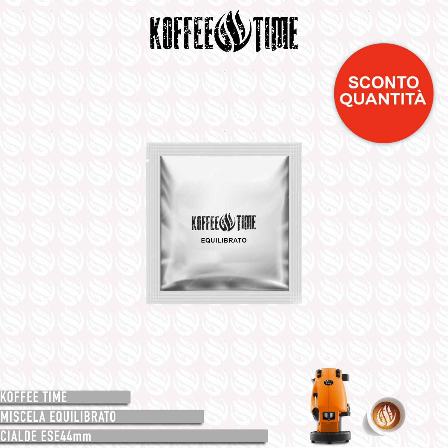 Koffee Time miscela Equilibrato cialde ESE - 50 cialde