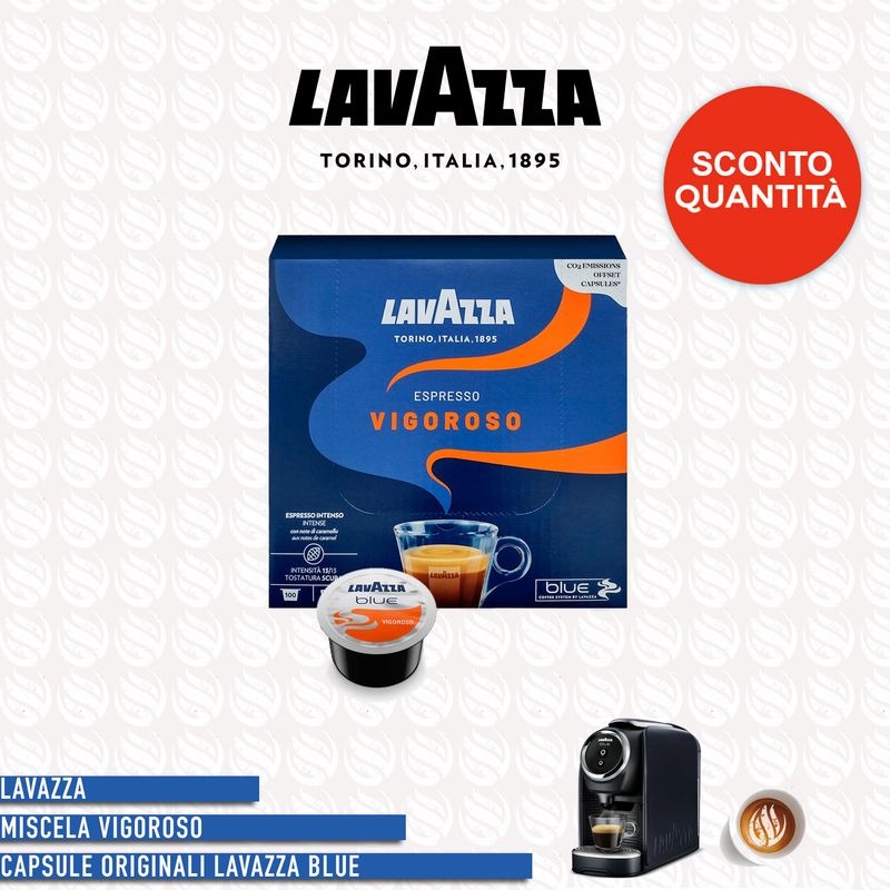 Lavazza Blue Vigoroso capsule originali Lavazza Blue - 100 capsule