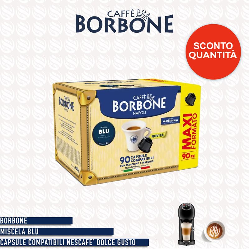 Borbone miscela Blu compatibile Nescafé Dolce Gusto - 50 capsule