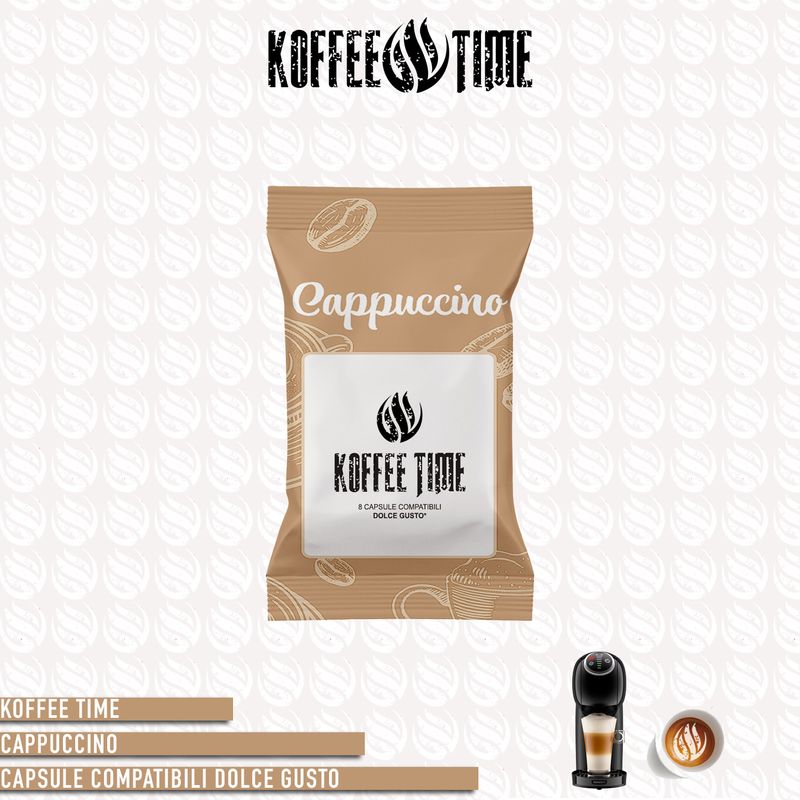 Koffee Time solubile Cappuccino compatibile Nescafé Dolce Gusto 8cp