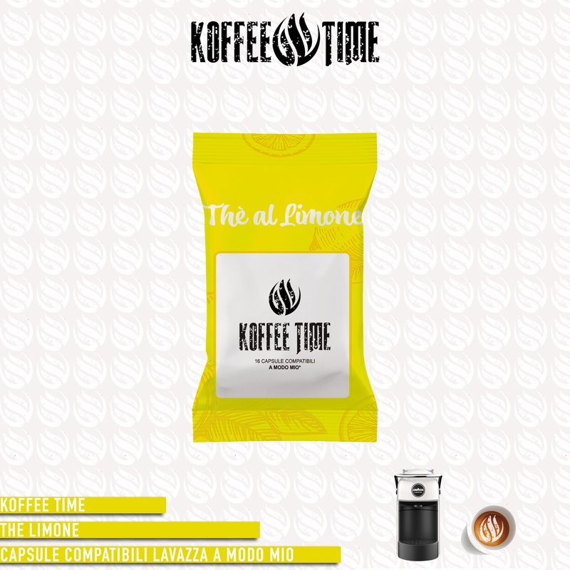 Koffee Time solubile The Limone compatibile A Modo Mio 16cp