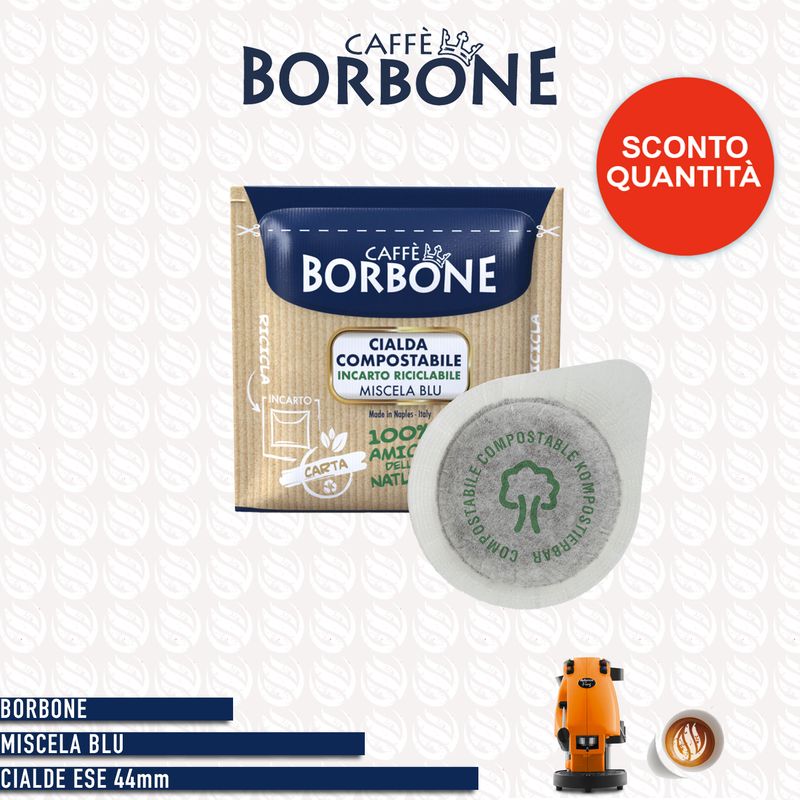 Borbone Cialde Carta ESE 44 mm Miscela Blu - 150 cialde
