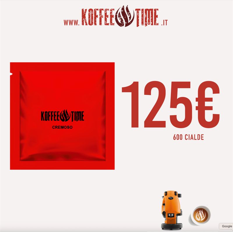 Koffee Time miscela cremoso cialde ESE - 600 cialde
