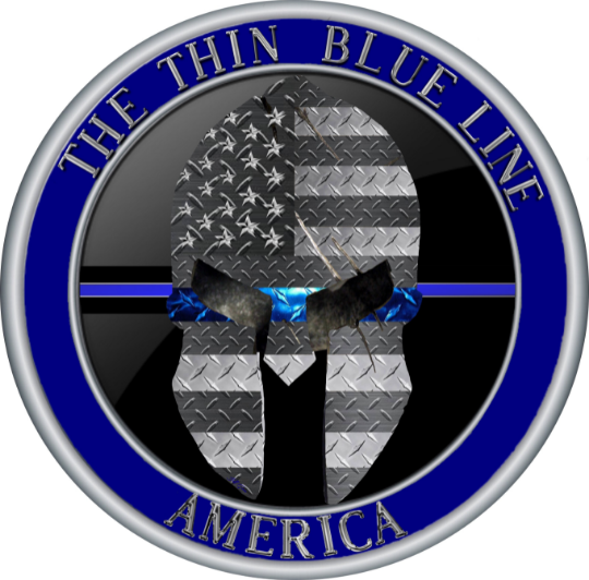 Thin Blue Line America Challenge Coin