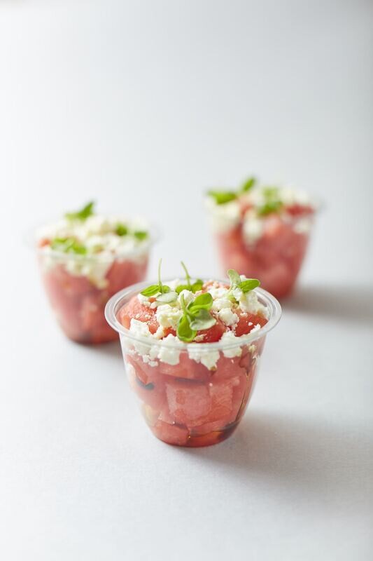 Watermelon and Crumb Feta Pot