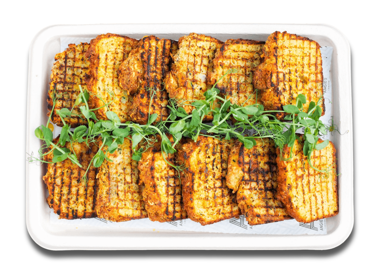 Grilled Courgette and Comte Bread with Tomato Chilli jam (V)