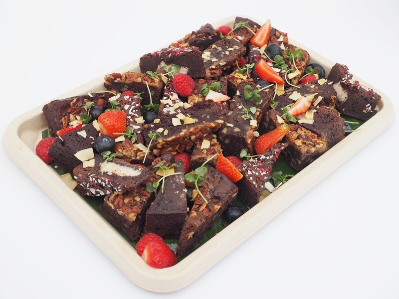 Vegan Raspberry and Coconut Brownies (VG) (GF)