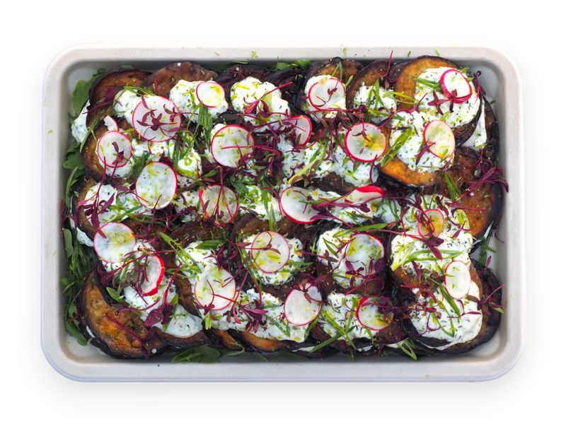 Aubergine Rounds (V)