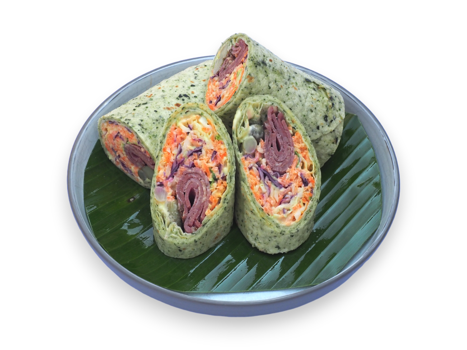 Pastrami, Gherkin and Slaw Wrap
