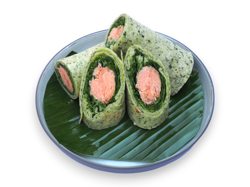 Smoked Salmon, Cream Cheese and Chive Wrap Smoked Salmon, Cream Cheese and Chive Wrap