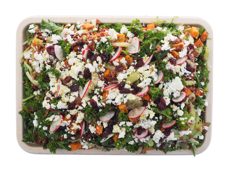 Sweet Potato, Feta and Red Rice (V) (GF)