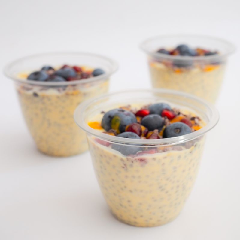 Chia Seed and Mango Pot with Coconut yogurt (VG) (GF)