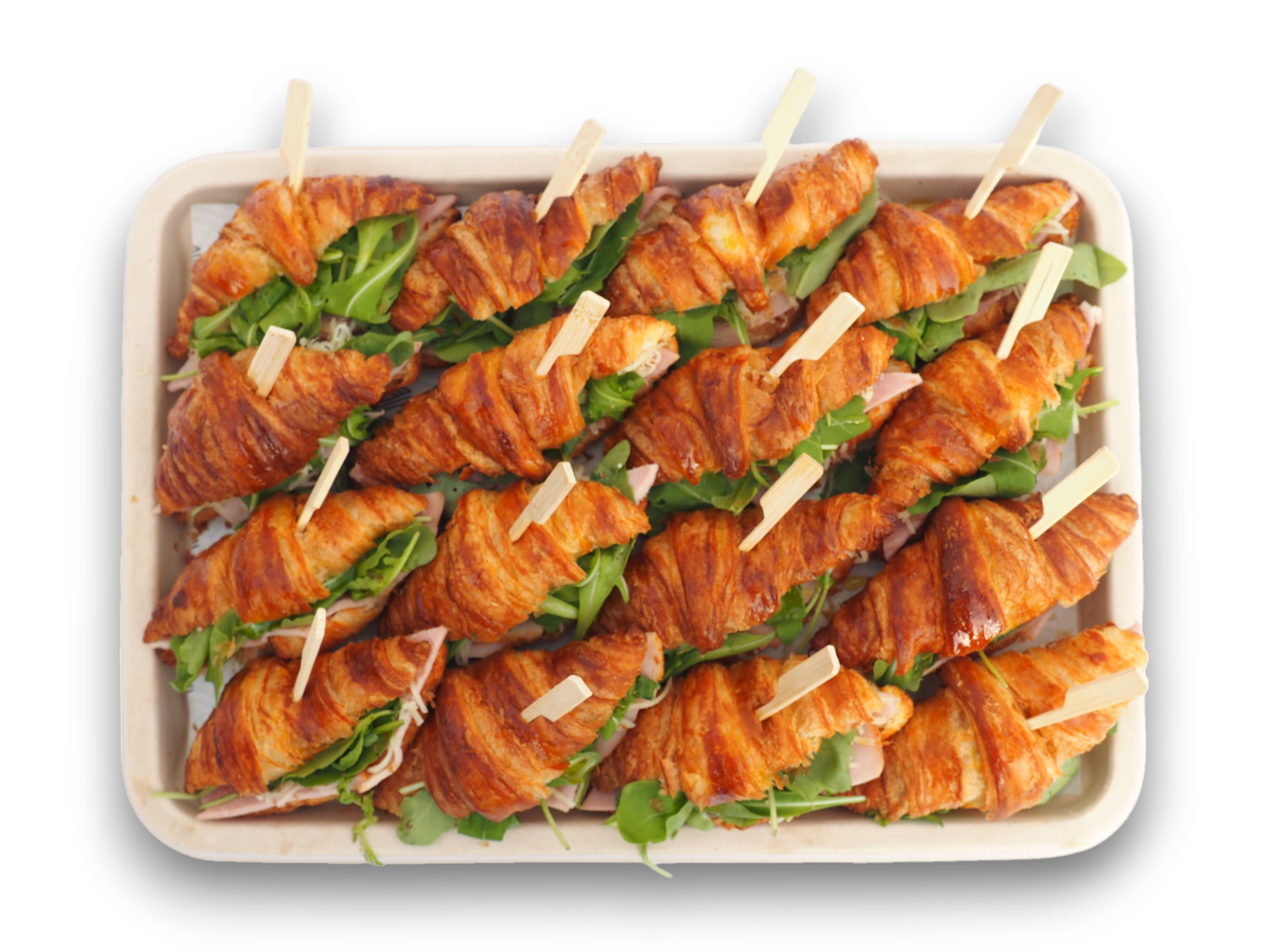 Ham, Comte Cheese and Rocket Croissant