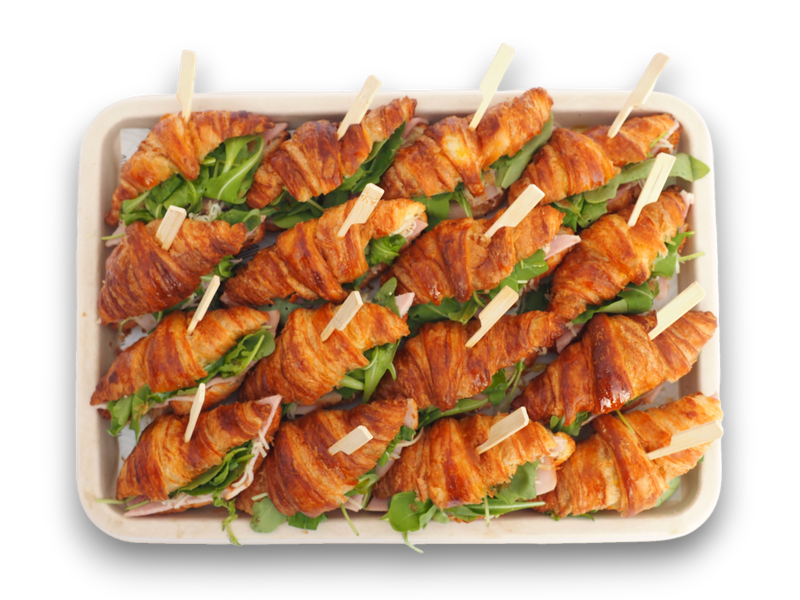 Ham, Comte Cheese and Rocket Croissant