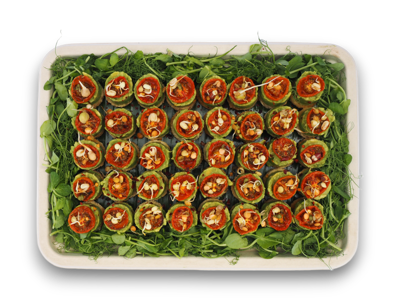 Bruschetta with Avocado & Tomato (VG) (V)