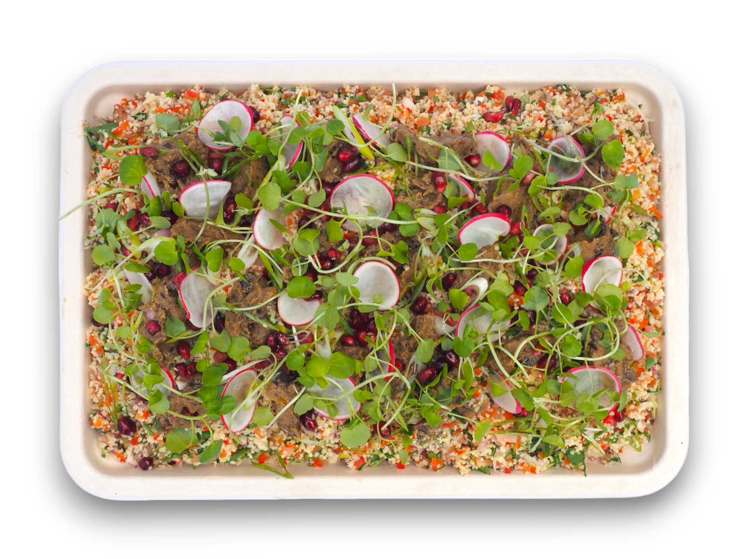 Tabbouleh with Smokey Aubergine Purée (VG)