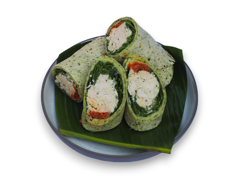 Chicken and Basil Pesto Wrap Chicken and Basil Pesto Wrap