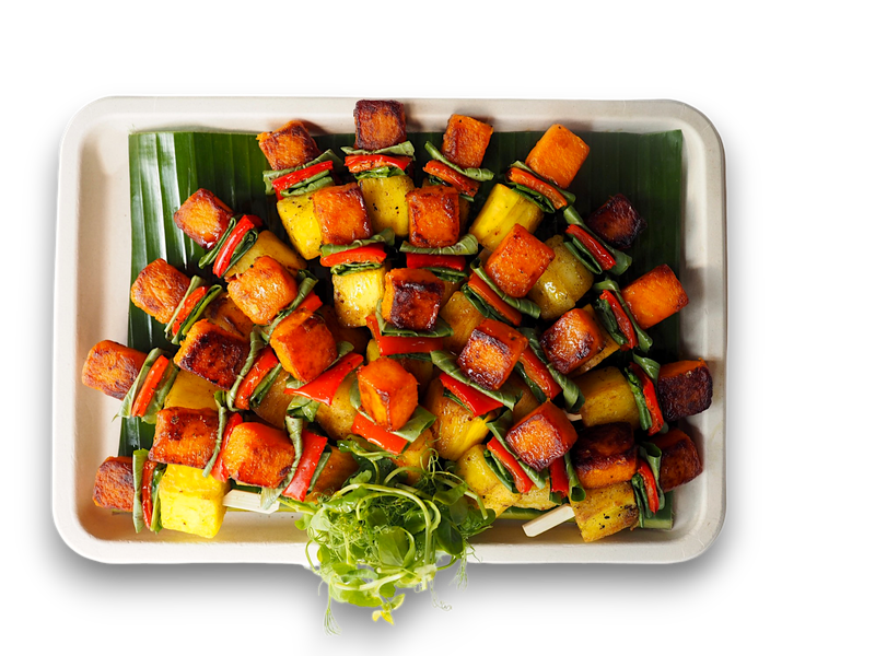 Cassava and Turmeric Skewer (VG) (GF)