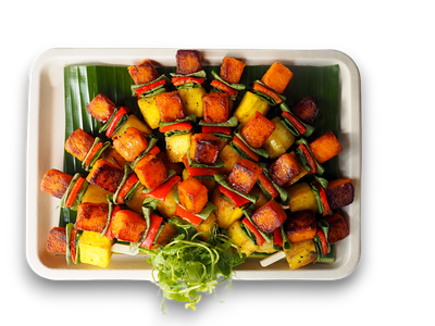 Cassava and Turmeric Skewer (VG) (GF)