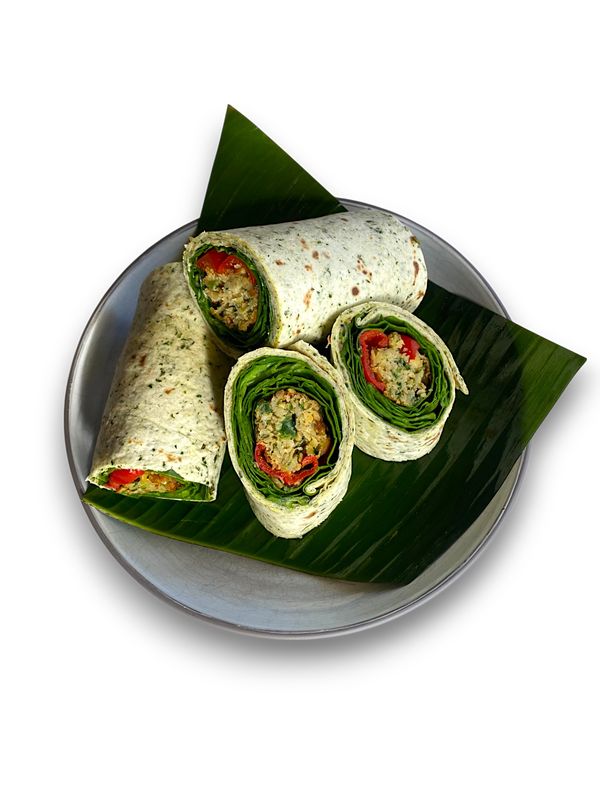 Coriander Herb Falafel Wrap (VG)