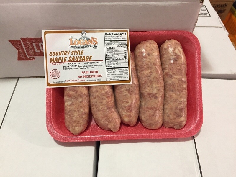 LOCAL DELIVERY - COUNTRY MAPLE LINKS ​ - 5LB BOX